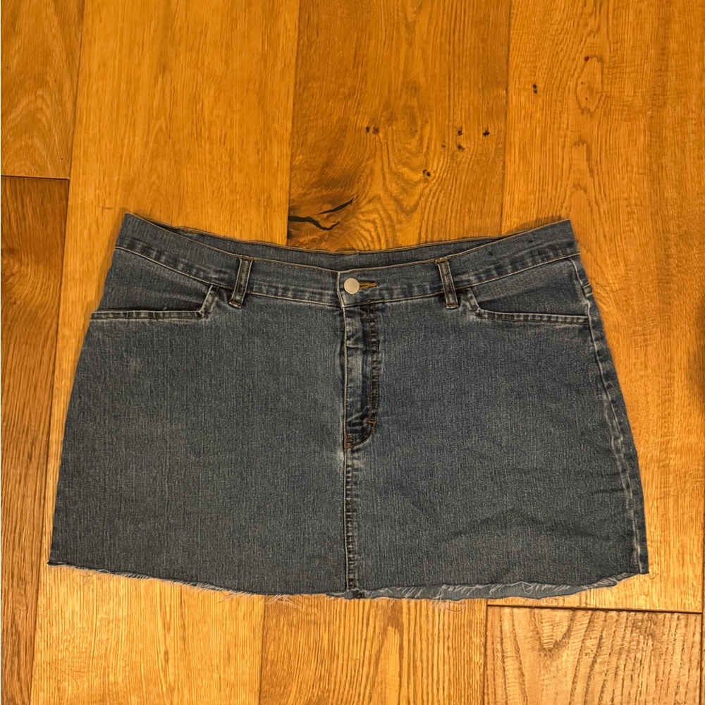 Denim Mini Skirt
